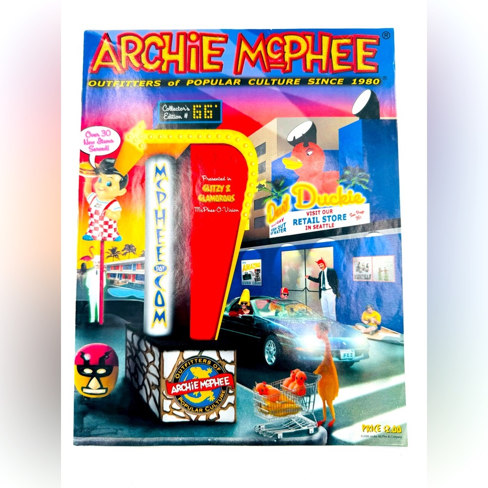 Archie McPhee Outfitters Of Popular Culture Catalog Collector’s Toys #66 2000